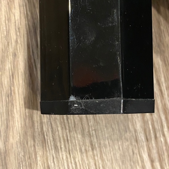 NWOB Donald Pliner Edie Office Siren Open Toe Black Italian Leather Heels 8.5 - Picture 14 of 16